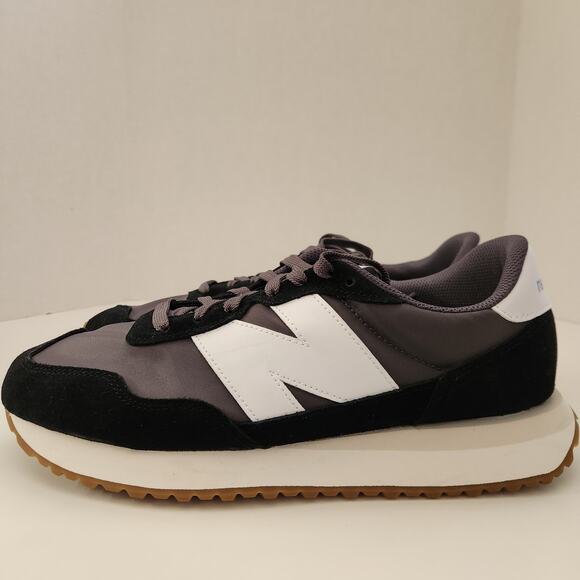 New Balance Men\'s 237 V1 Sneaker, Black/Magnet/Gum, 11.5 main image 10
